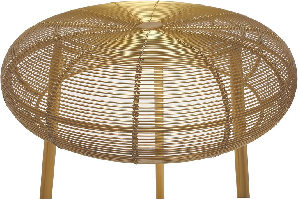 Gold Counter Height Metal Stool S694
