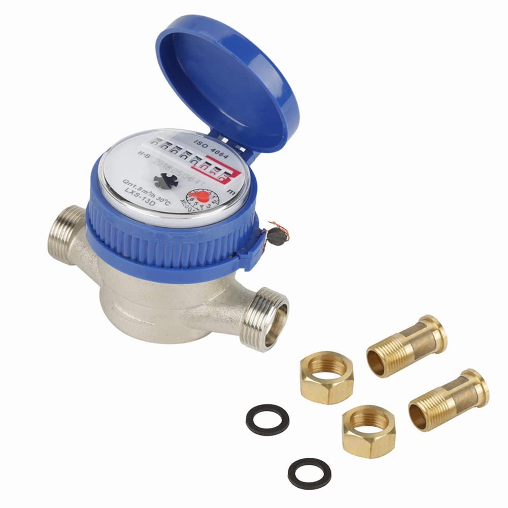 1/2 Inch Plastic Water Flow Meter Pack of 2 Z75778