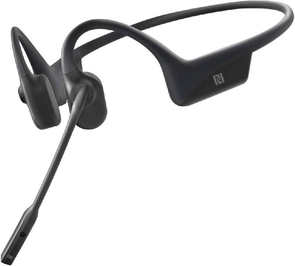 Wireless Stereo Bone Conduction Bluetooth Headset with Noise-Canceling Boom Microphone F91693