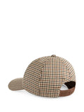 Moncler checked baseball cap