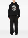 44 LABEL GROUP skull-print drawstring hoodie
