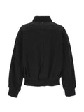 Jacquemus funnel-neck elasticated-trim jacket