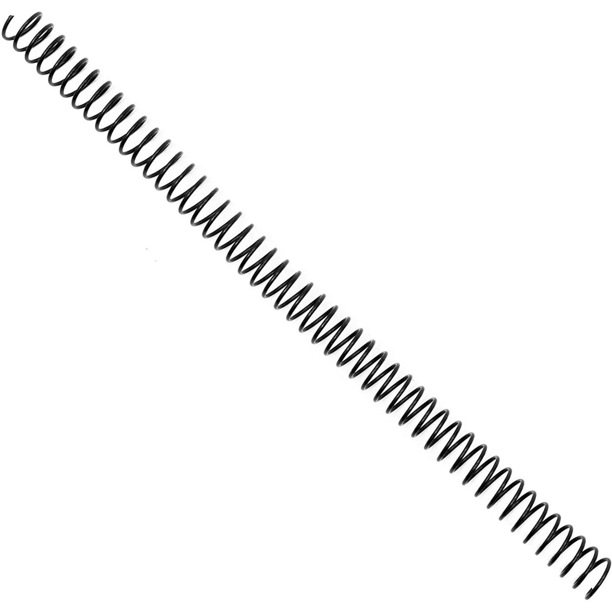 Black Spiral Binding Coils, Plastic Spines for 110 Sheets (12 in, 14mm, 4:1 Pitch, 100 Pack) Z2739