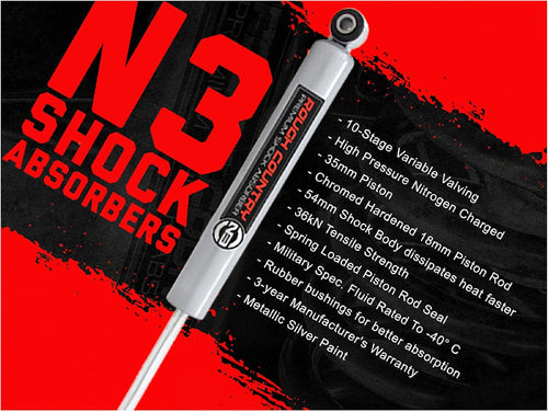 0-3" N3 Front Shock Absorbers L7377