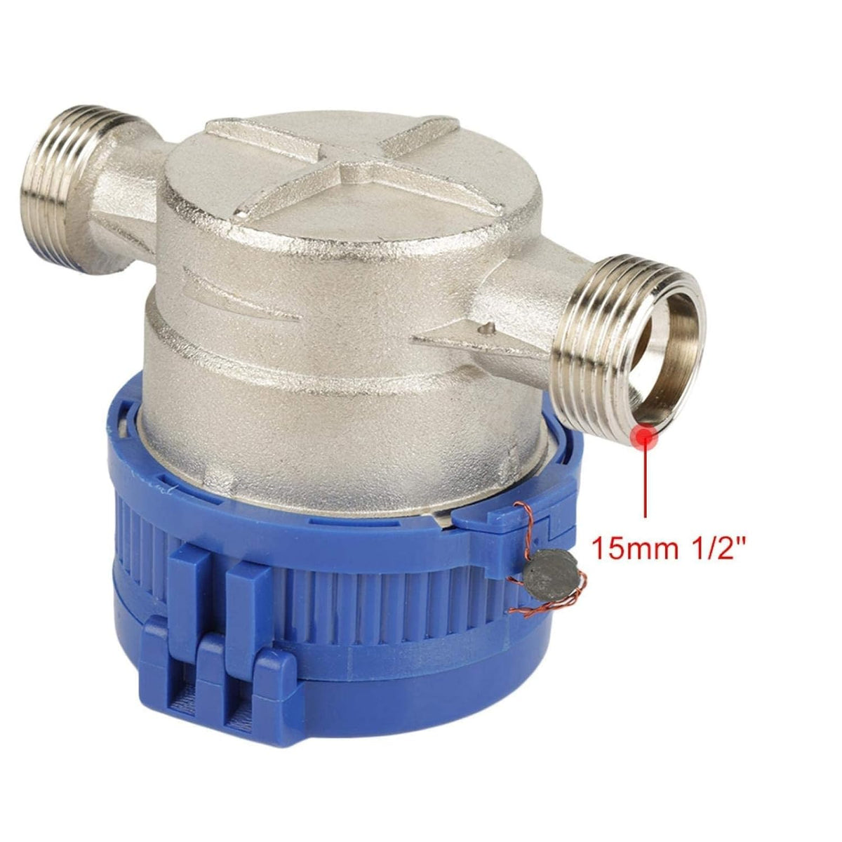 1/2 Inch Plastic Water Flow Meter Pack of 2 Z75778