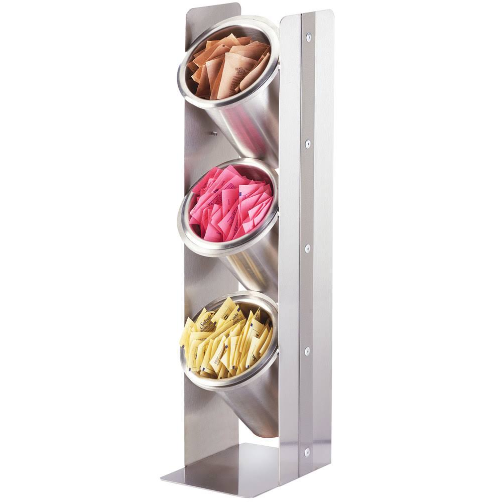 Silver Vertical Cylinder Display K9968