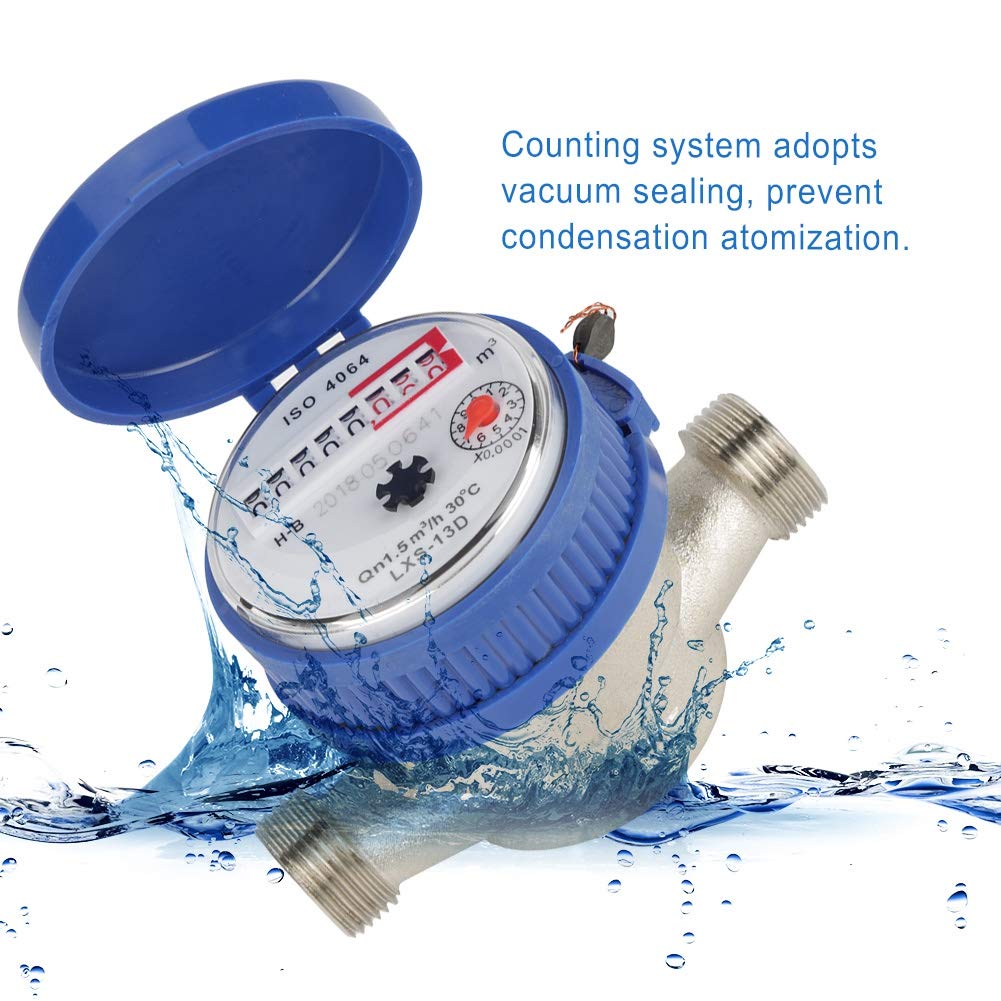1/2 Inch Plastic Water Flow Meter Pack of 2 Z75778