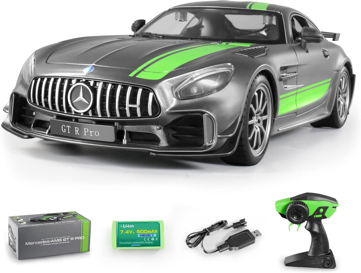 1/16 Scale RC Car with Lights, 2.4Ghz Remote Control, Pack of 2 H996840