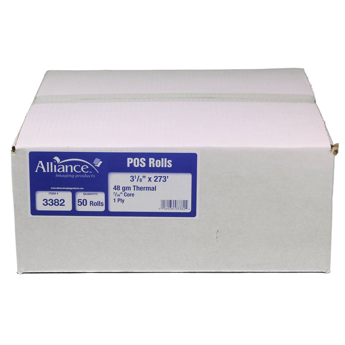 1-Ply Thermal Paper POS Rolls (Carton of 50 Rolls) U298