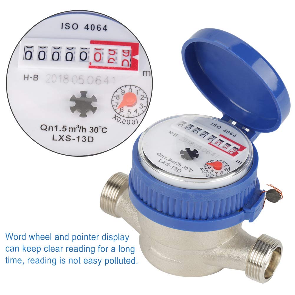 1/2 Inch Plastic Water Flow Meter Pack of 2 Z75778