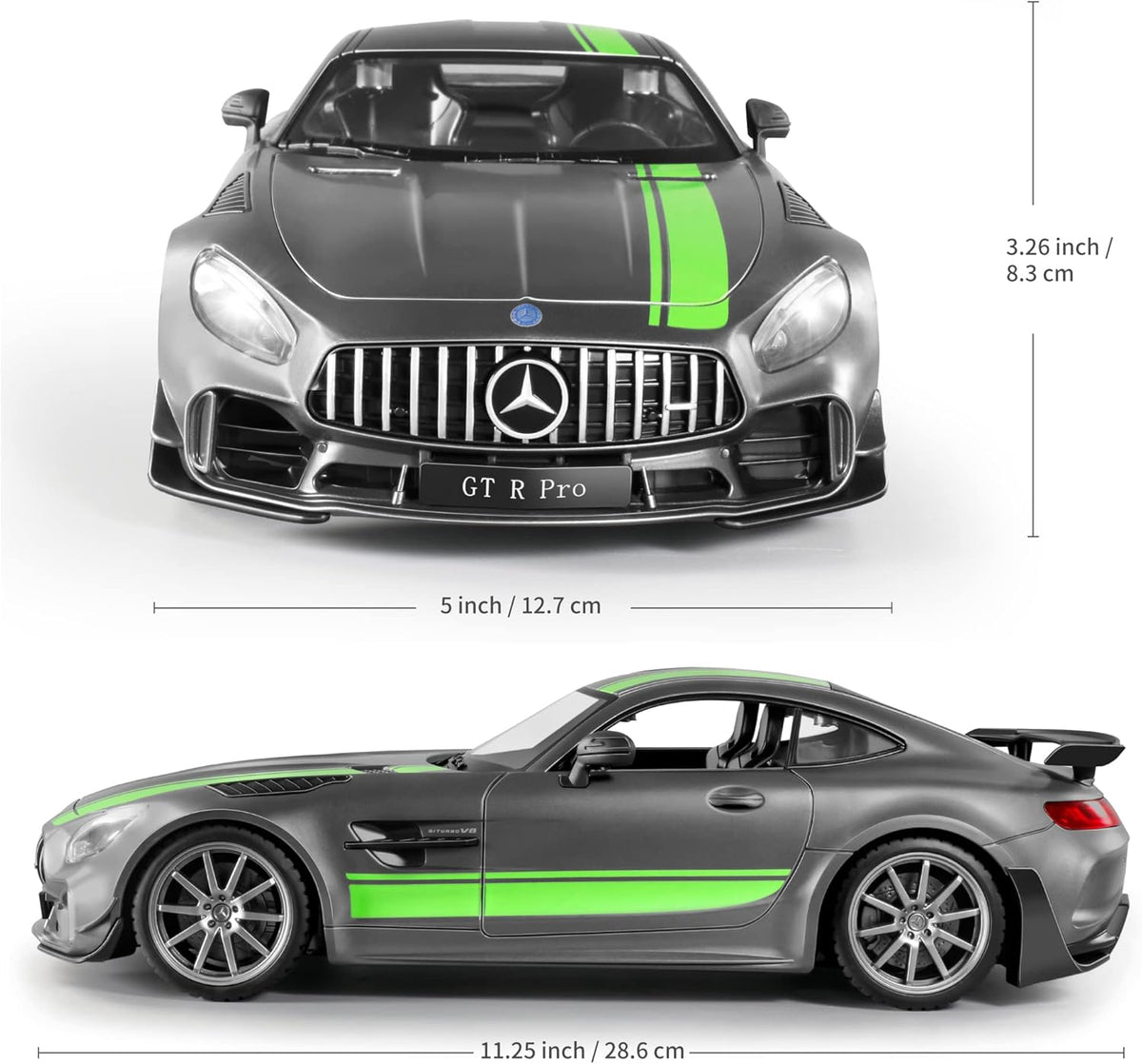 1/16 Scale RC Car with Lights, 2.4Ghz Remote Control, Pack of 2 H996840