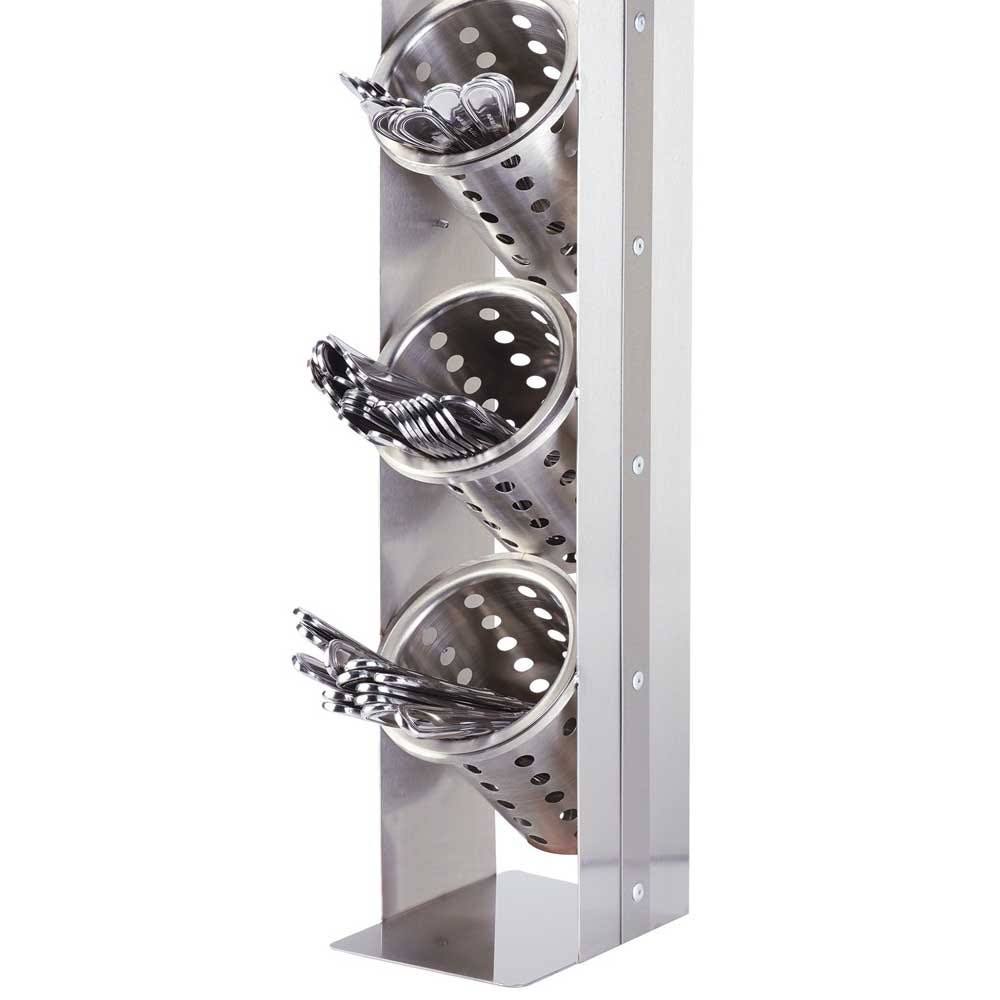 Silver Vertical Cylinder Display K9968