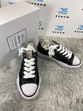 Maison Mihara Yasuhiro Peterson Original Sole Canvas Low Black White NO.801 A11FW702